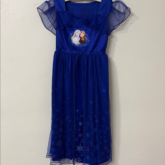 Disney Other - Disney Royal Blue Frozen Gown